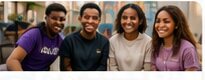 Youth smiling together at Youth Empowerment Day